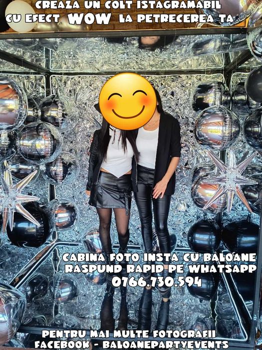 Cabina foto nunta Cabina foto botez/majorat OGLINDA REFLEXIVA