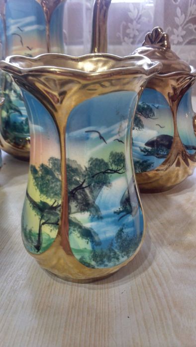 Керамический чайный сервис.