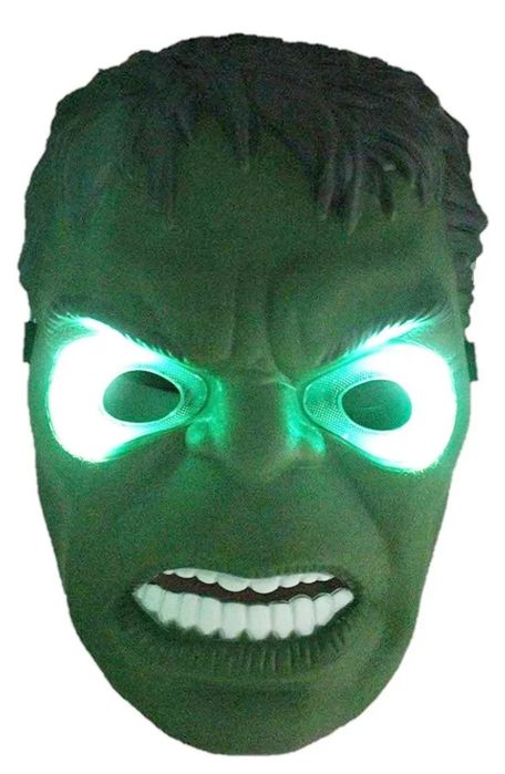 LED светеща маска Хълк/Батман