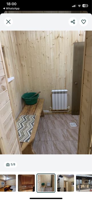 Баня на дровах из сруба