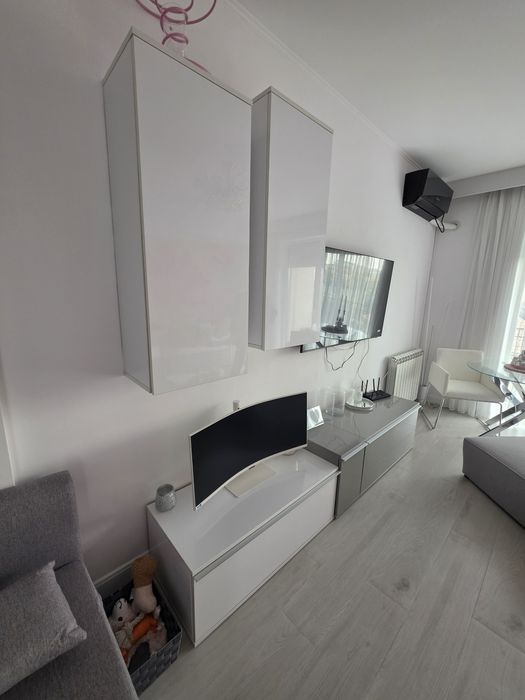 Mobila living Alb/Gri_Navodari, Mamaia Nord