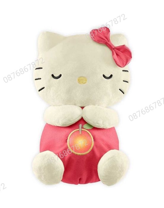 Плюшена дишаща играчка Hello Kitty с музика и светлина Плюшена играчка