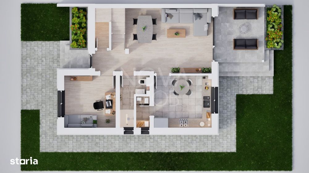 Casa tip duplex 5 camere, 215 mp gradina - Sura Mica