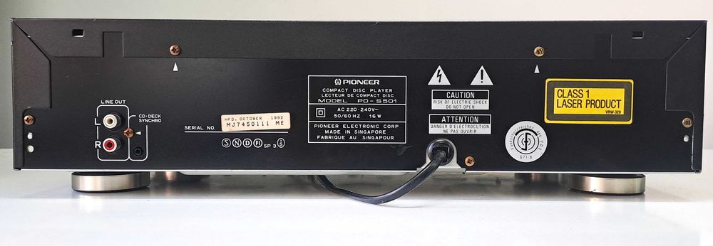 Pioneer PD S 501 CD player muzica track cd player