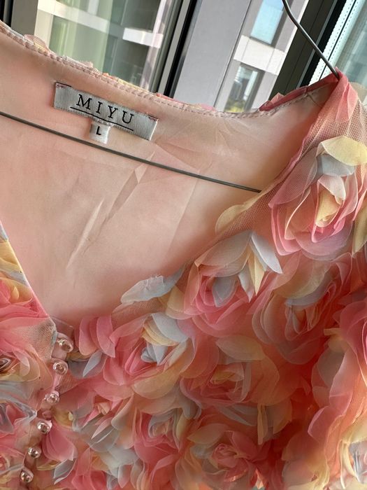 Rochie floricele multicolora - Miyu