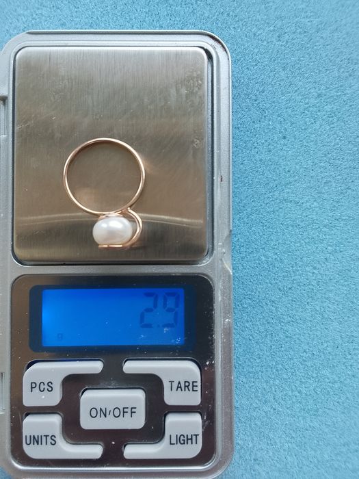 Кольцо 585*жемчуг