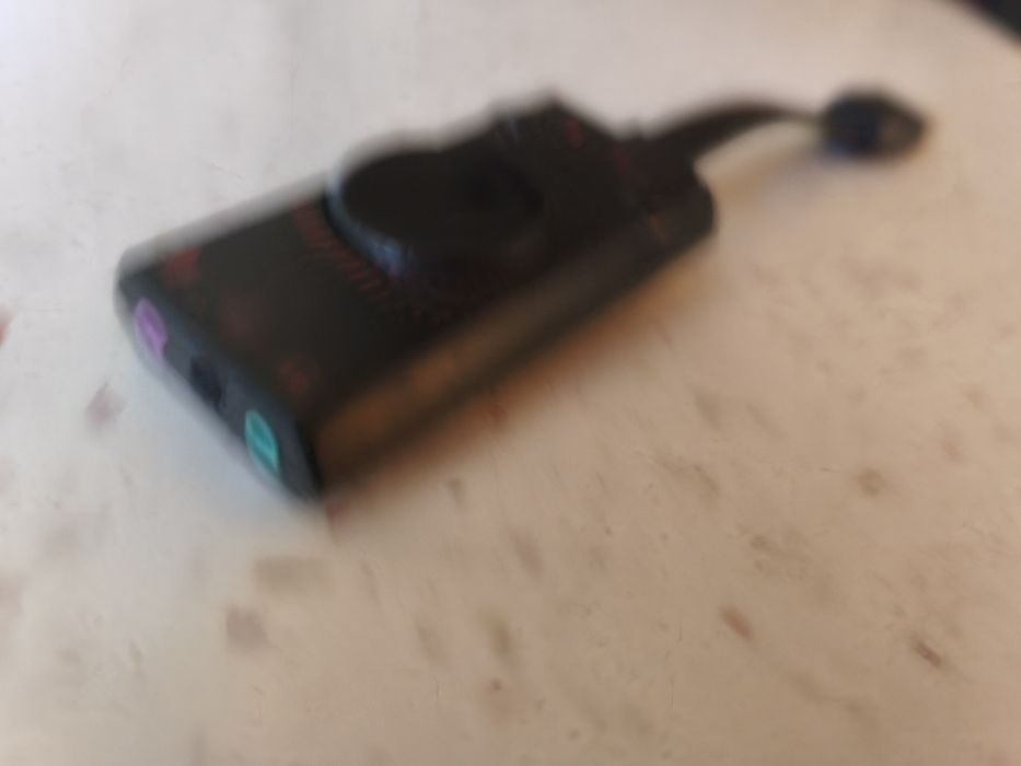 Adaptor Audio jack 3.5 mm usb placa sunet