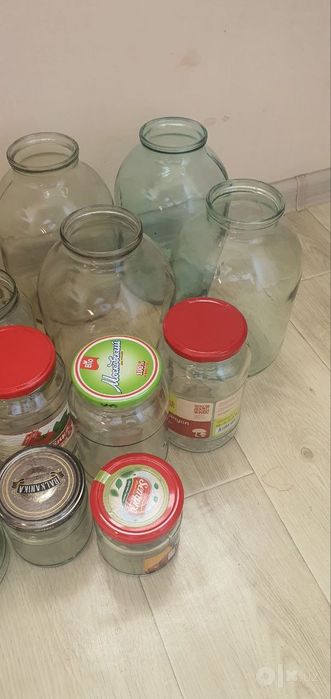 Банки стеклянные разные