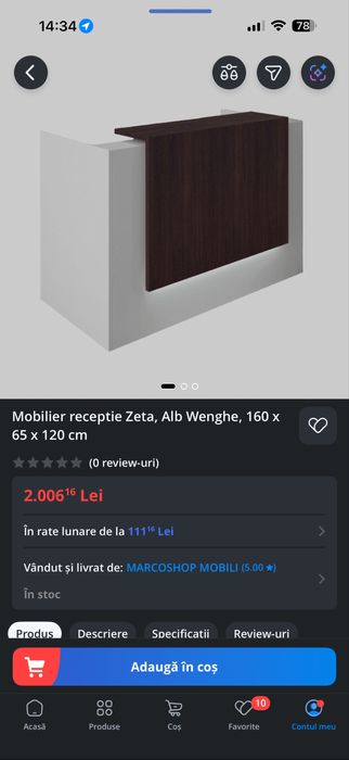 Vând recepție nou nouța,nu a fost folosită niciodata!!