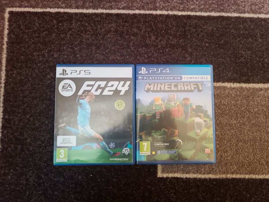 Minecraft и FC24 като нови