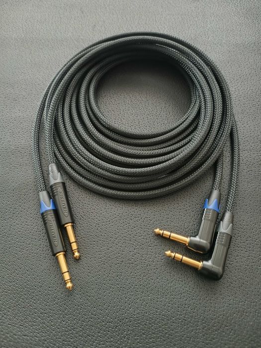 Cablu Audio Profesional Canare cu conector Neutrik Jack 6.3 mm TRS