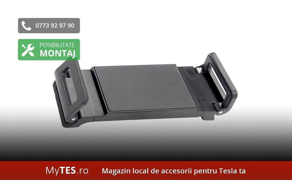 Suport pliabil telefon / tableta pt pasager bancheta - Tesla Model 3/Y