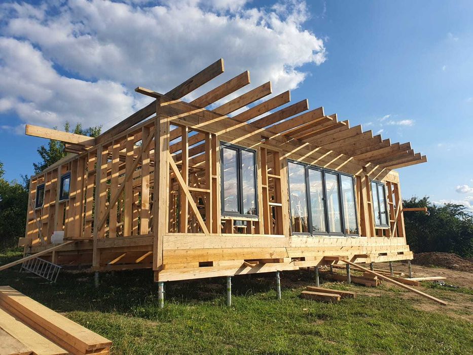 Pilonii pentru Fundatie A-Frame