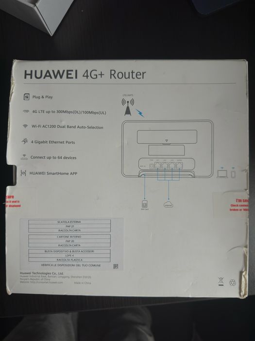 Router 4G Huawei B535 , slot sim