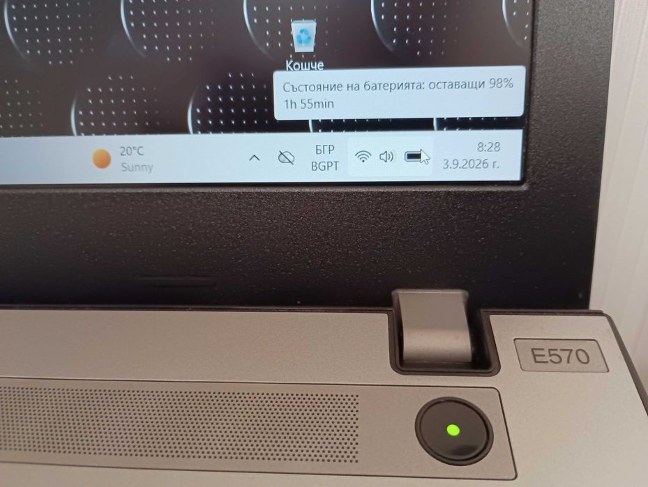 Лаптоп Lenovo ThinkPad E570 – 15.6  Core i5-7200U  8GB RAM  240GB NVMe SSD