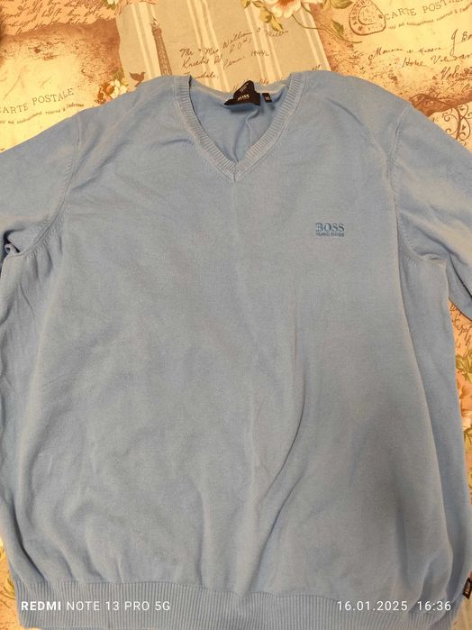 Мъжки пуловер HUGO BOSS - XXL