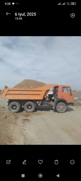 KamAZ 5511 samasabal ozi ogʻdaruvshi yili 1987