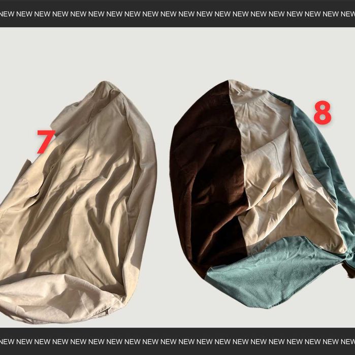 Калъфи за барбарони (пуфове) от тапицерска дамаска