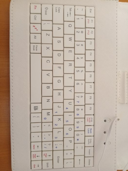 Tastatura albă tableta 7 inch