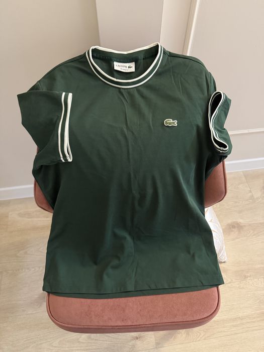 Футболка зеленая Lacoste