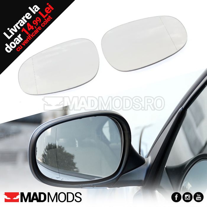 Sticla oglinda stanga dreapta BMW E81 E82 E87 E88 E90 E91 E92 E93 FL