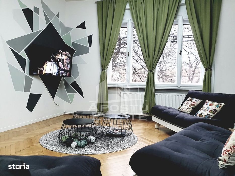 4 camere ultracentral, 132 mp + 2 terase complet renovat in Timisoara — fotografia 2