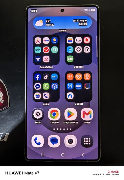 Samsung S25 Ultra 12/ 512 GB impecabil pachet complet