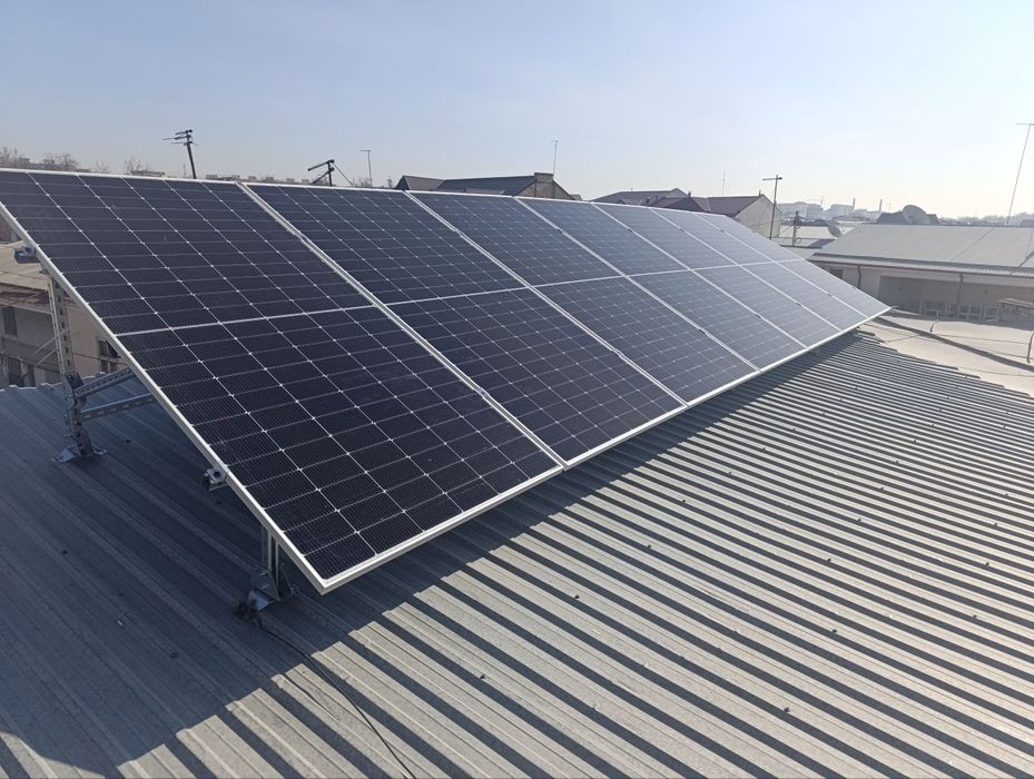 Quyosh panellarini o'rnatish