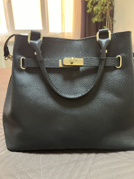 Чанта естествена кожа