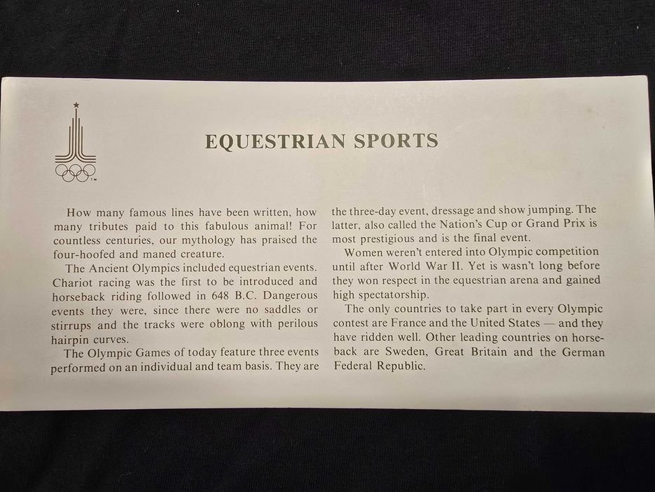 Редкий настольный Медальон Летних Олимпийских Игр в Москве - 1980