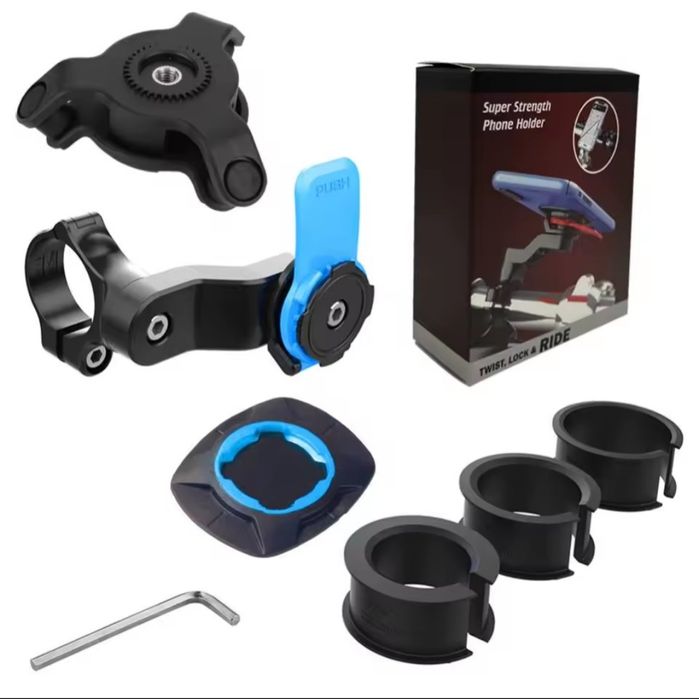 Suport telefon ghidon moto Quad Lock