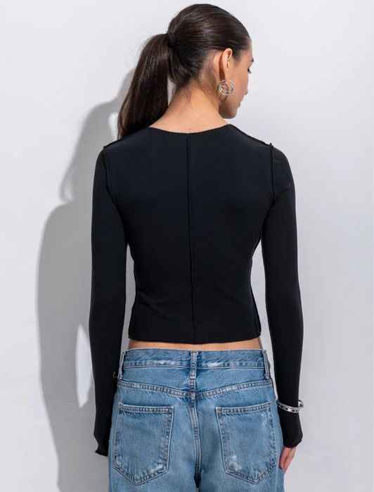 Лонгслив со швами ТВОЁ