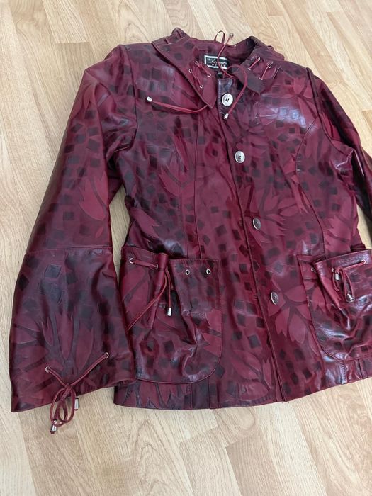 Haină piele naturală măr. L