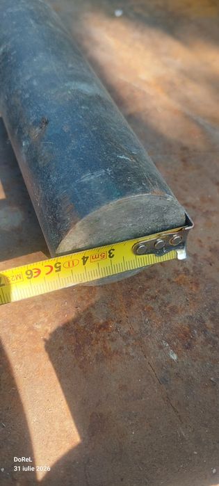 Bară inox alimentar grosime 50 mm lungime 300 mm