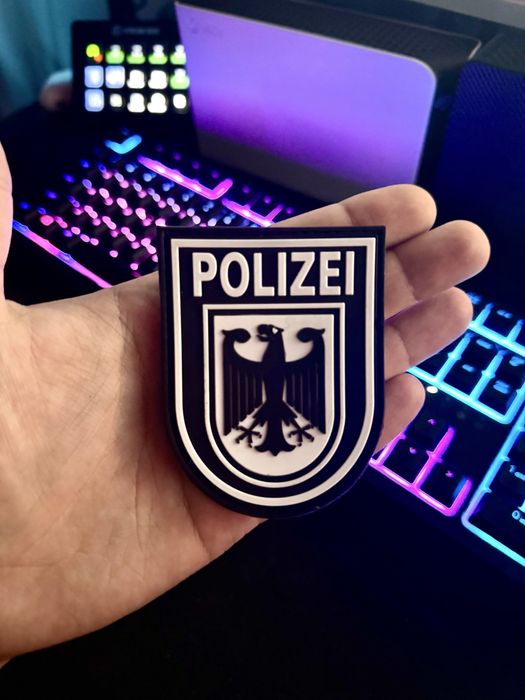 Patch velcro POLIZEI - Airsoft/Paintball PVC Pat h