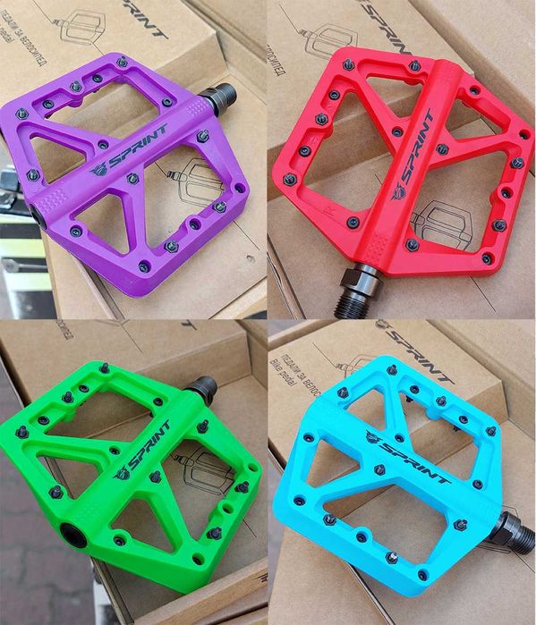 Pedale policarbonat pe rulmenti SprintBike, diferite culori