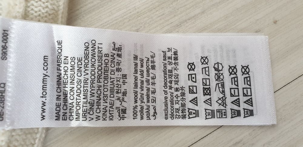 Tommy Hilfiger Wool  Half Zip XL ОРИГИНАЛ! Мъжка Вълнена Жилетка с 3/4