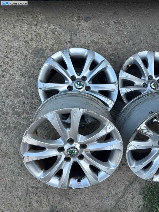 Set 4 Jante Aliaj RONAL 7.5Jx17 ET49 R17 5x112 Skoda Octavia 3 2013 - 2017 [X4035]