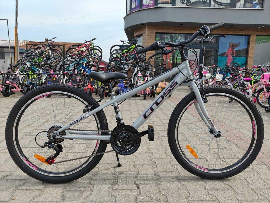 CROSS Велосипед 24" SPEEDSTER сив