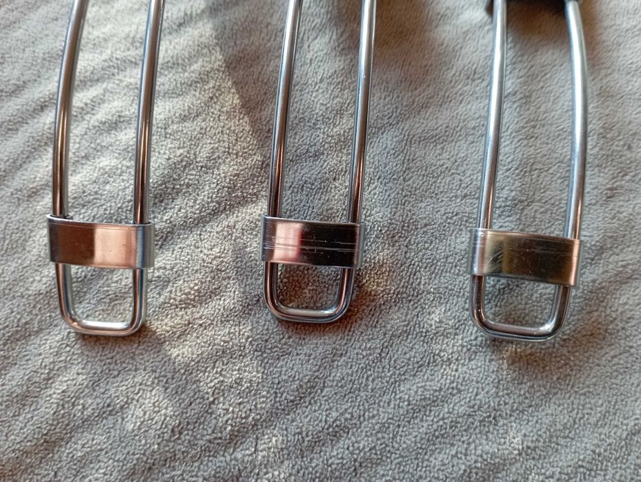 Комплект 3 в 1 от сгъваеми прибори за хранене от неръждаема стомана