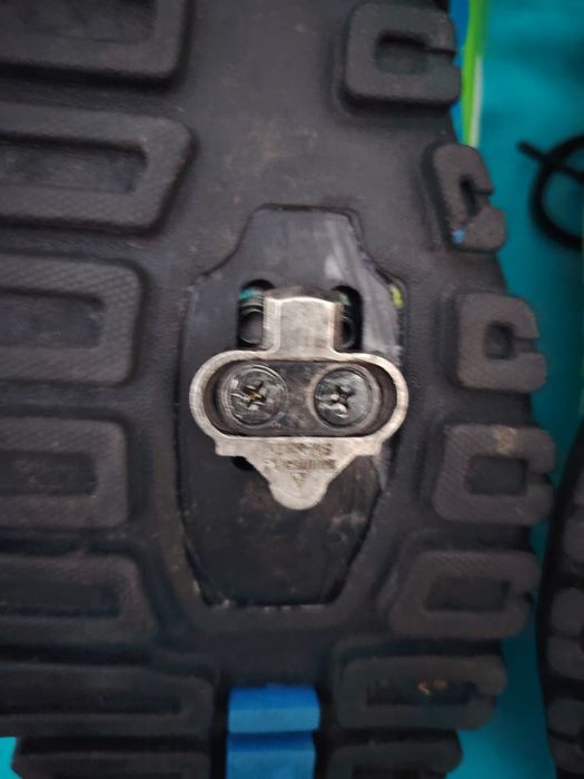 CUBE All Mountain, adidași mtb, cu plăcuțe SPD Shimano, mărimea 48, interior 31,5 cm.