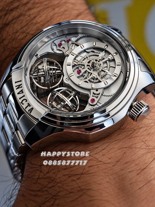 INVICTA Specialty Silver full metal 48 mm, Инвикта нов мъжки часовник