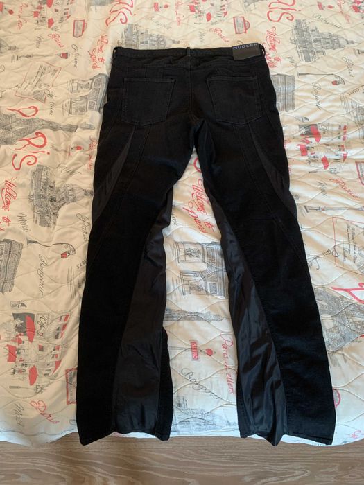 Mugler H&M Spiral-Panel Jeans (Mens)