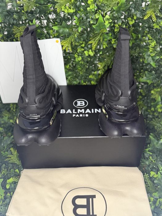 Adidași/Sneakers Balmain Unicorn black high tops NEW COLLECTION ‼️