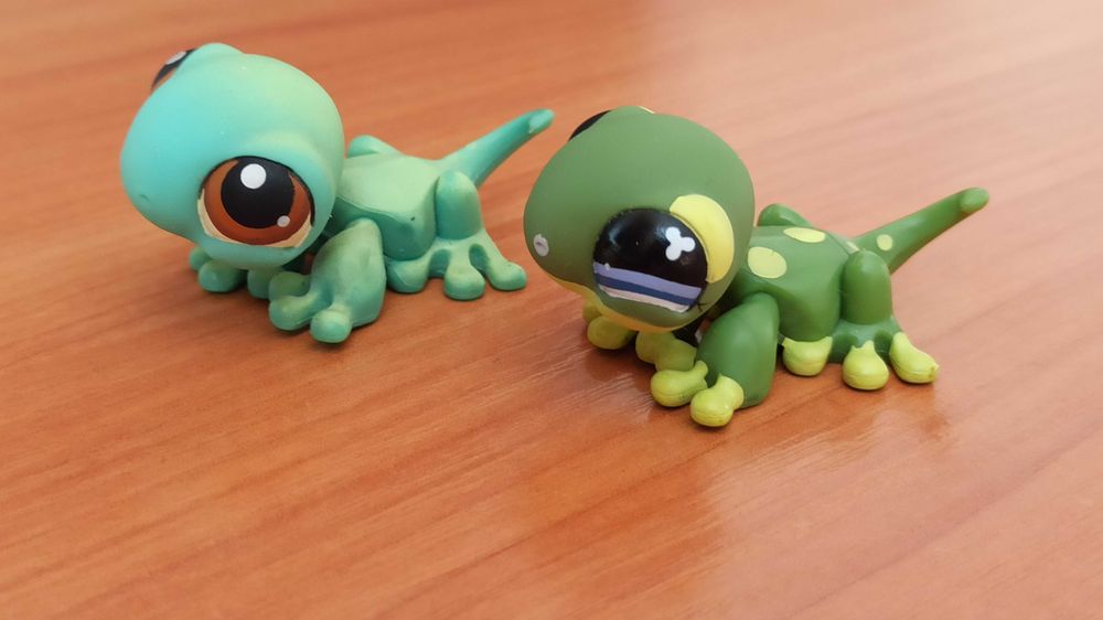 Коллекционная игрушка фигурка геккон кролик пони пет шоп pet shop LPS.