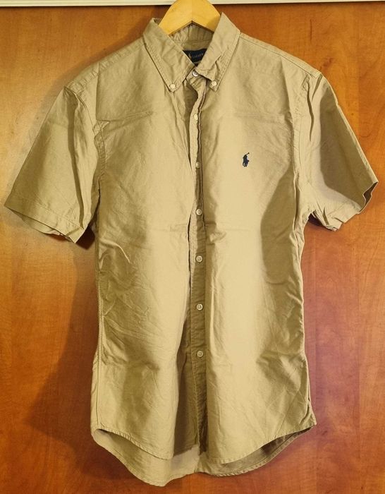 Camasa Polo Ralph Lauren barbati, maneca scurta, marimea M slim fit