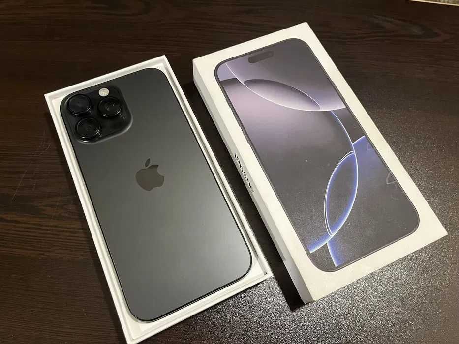 iPhone 16 Pro Max Black Titanium 256GB Чисто Нов!