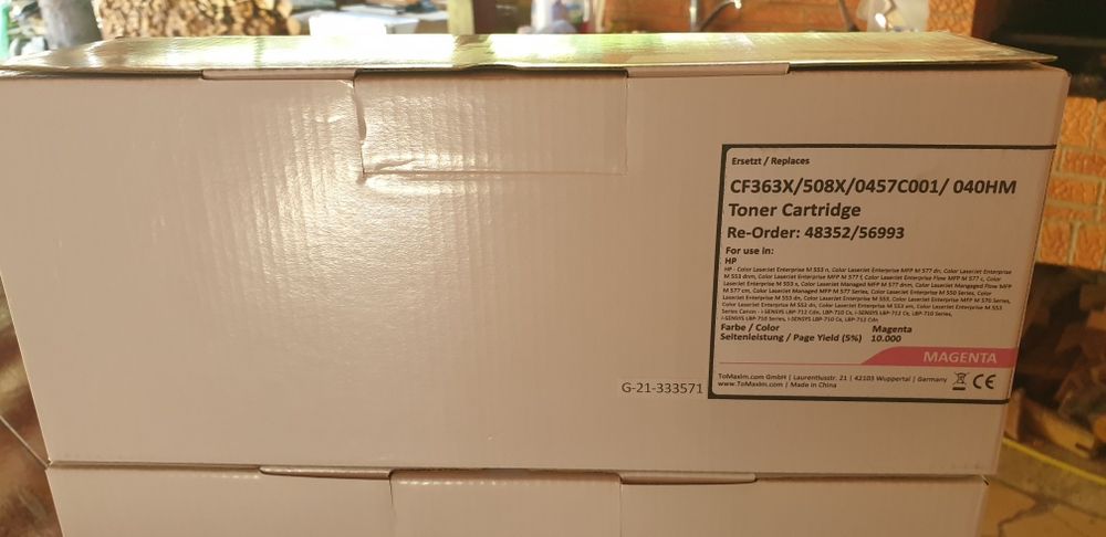 Toner magenta HP 508X (CF363)