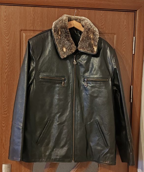 Мъжко  кожено яке ХЛ
