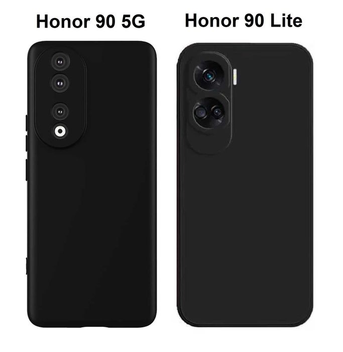 Honor 90 5G / Honor 90 Lite 5G - Черен Матов Кейс Гръб